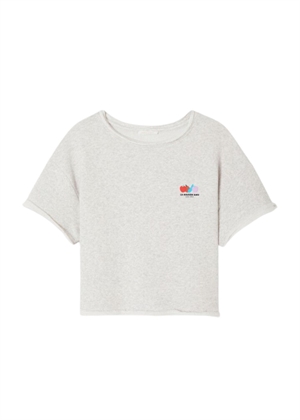 Atubay sweat tee Arctic Melange American Vintage 